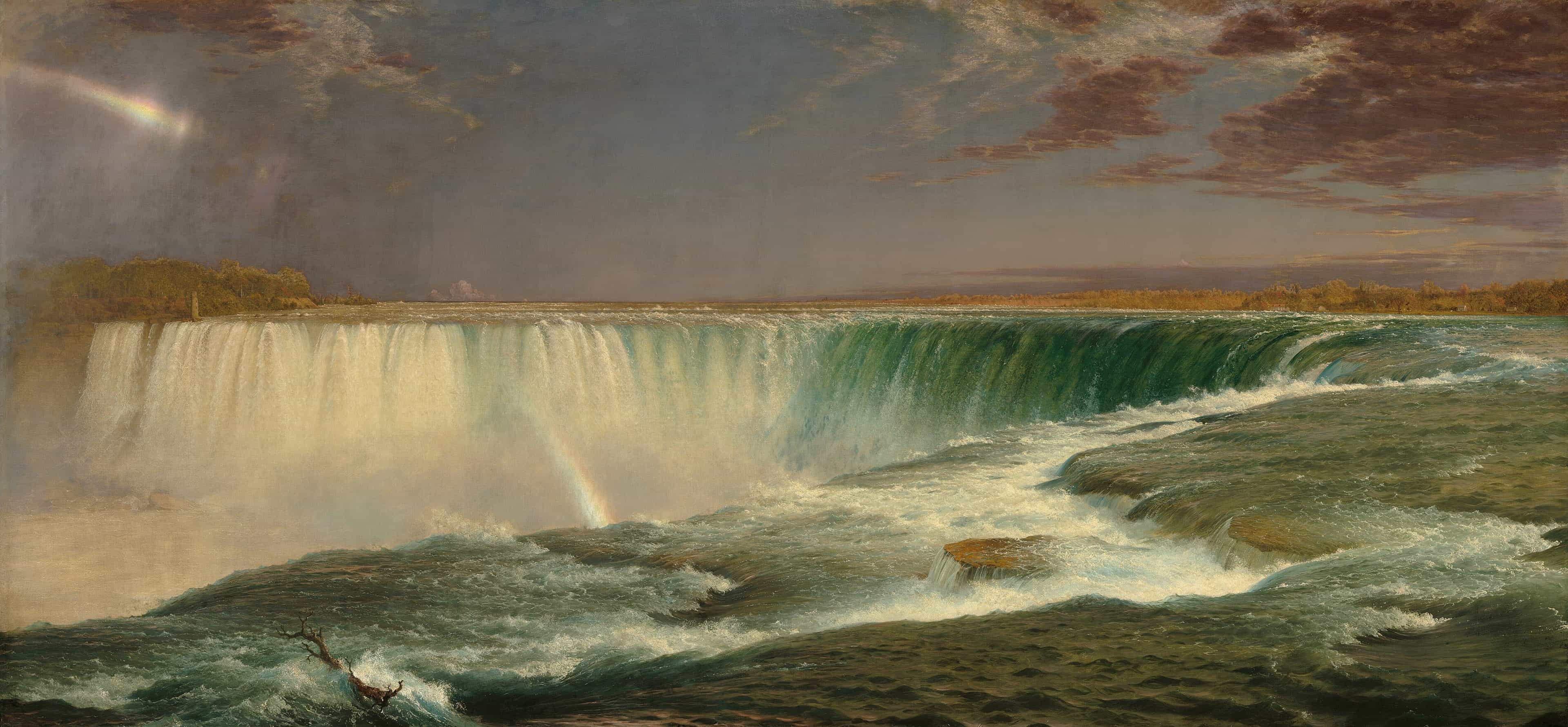 《ナイアガラの滝》 フレデリック・チャーチ 1857年